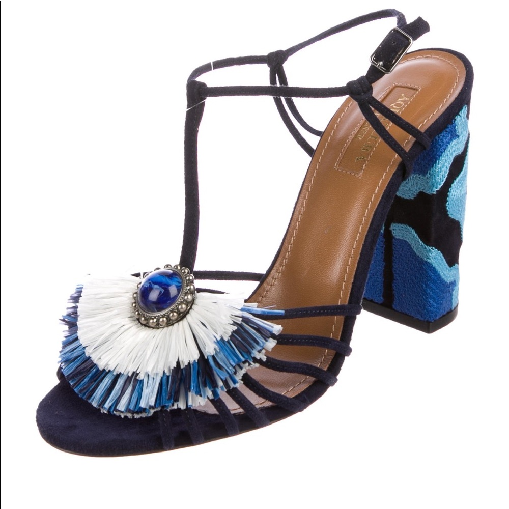 Aquazzura 2018 Samba Suede Sandals